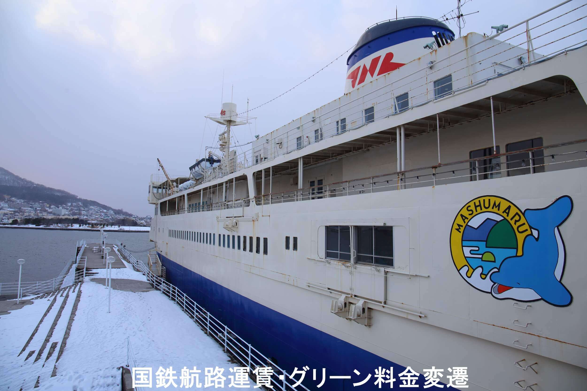 国鉄航路運賃・グリーン料金変遷